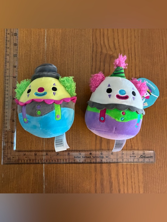 Squishmallows Other - Set of Two Clown Squishmallows